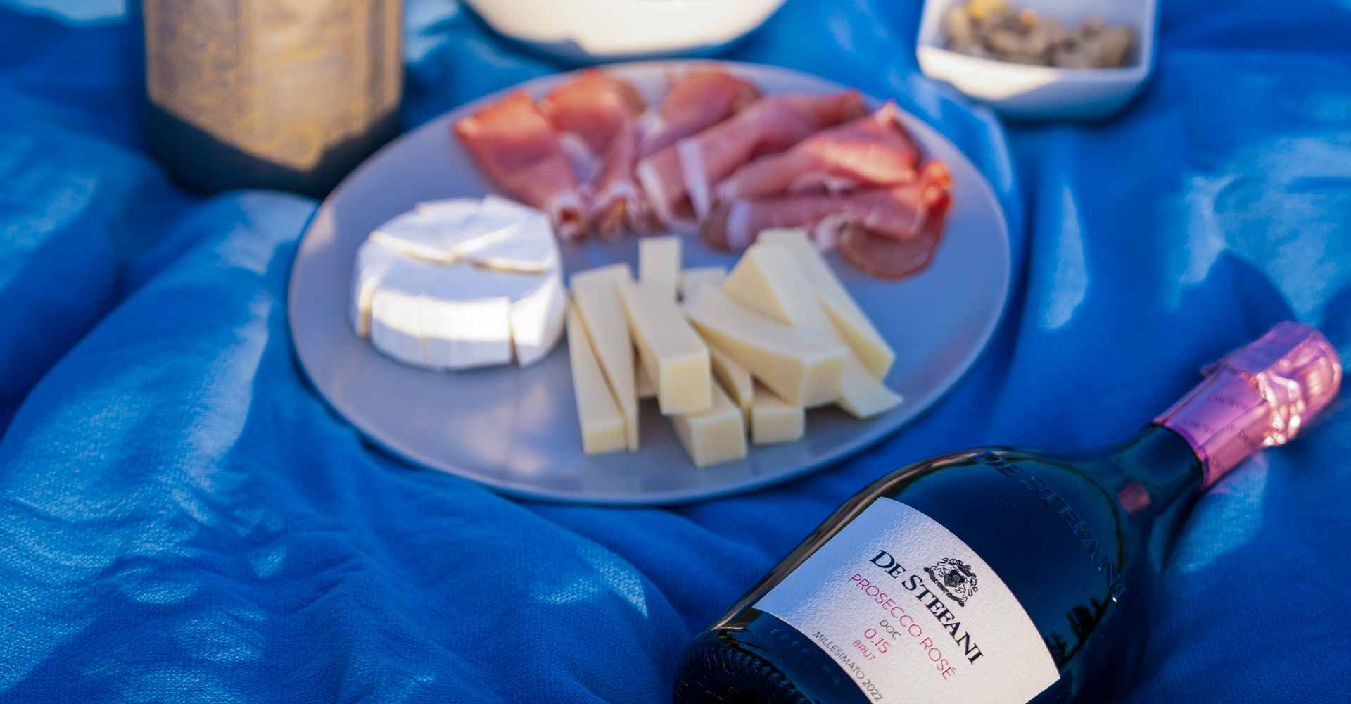 Růžové prosecco k jídlu